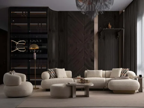 Glamour Köşe Takımı - Nusse Mobilya