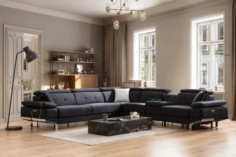 Bergamo Köşe Takımı - Safir Mobilya