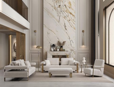 Glam Living Antik Koltuk Takımı - Vesse Mobilya
