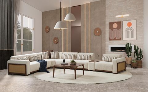 Luna Modüler Köşe Takımı - Puffin Home