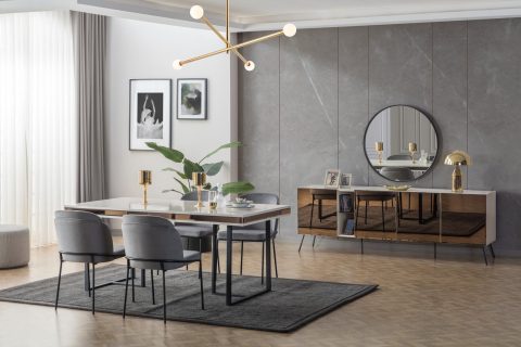 Paris Aytaşı Yemek Odası - Safir Mobilya